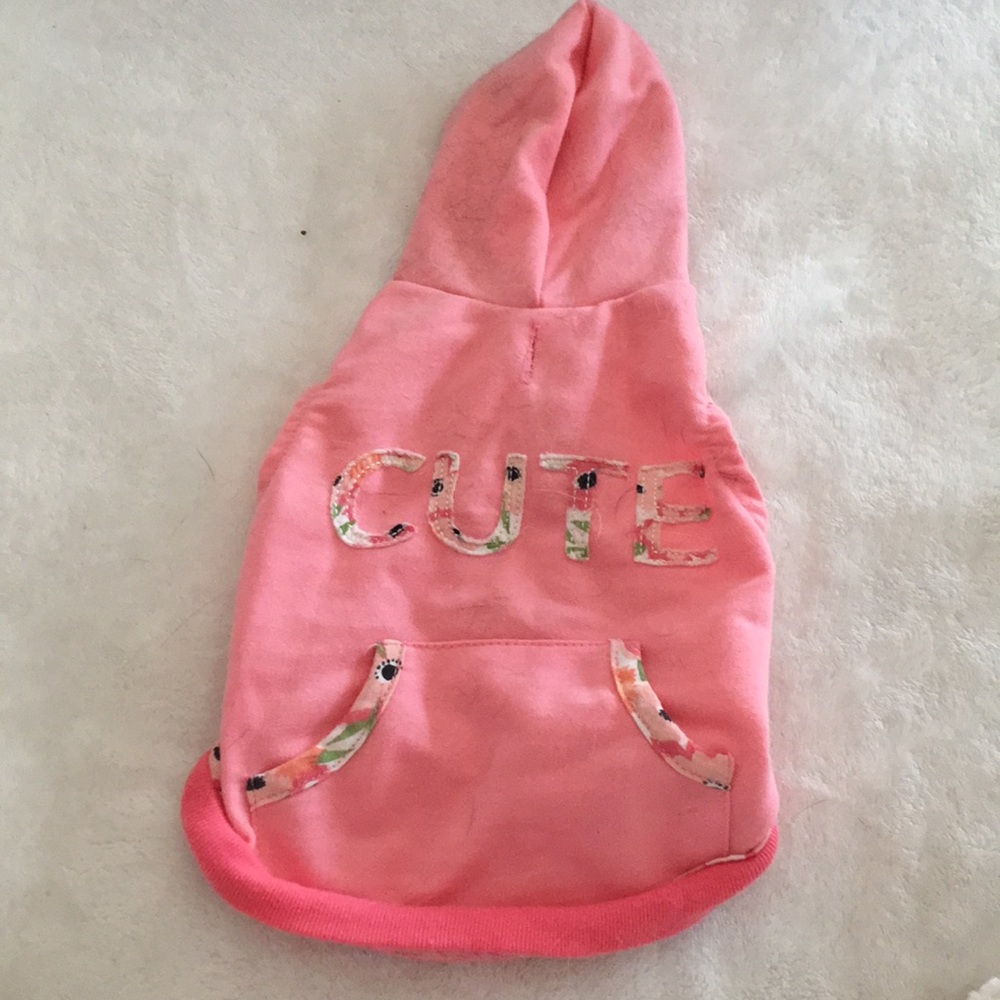 Dog pull over sweater